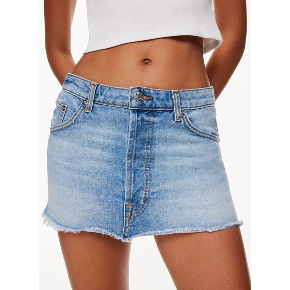Aritzia Eb Denim Blue Denim Jean Skirt Size XS